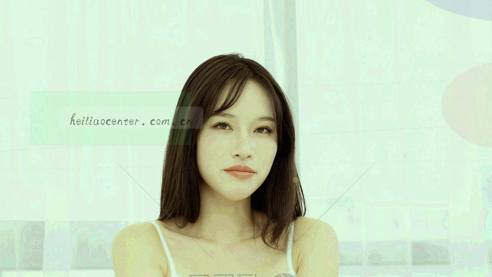 抽象的数据流与网络节点，体现网址归档中心的信息速度